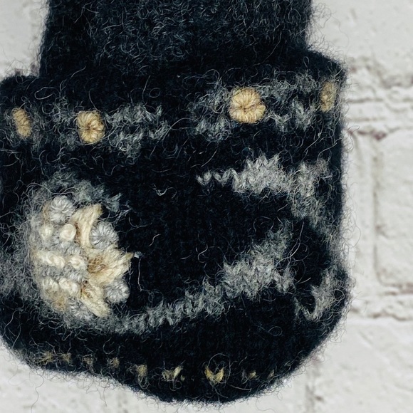 Icelandic Design Gray Wool Knitted Jacket Medium - Picture 7 of 11